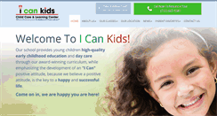 Desktop Screenshot of icankidschildcare.com