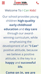 Mobile Screenshot of icankidschildcare.com